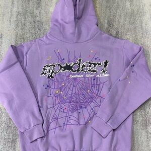 Women's Purple Graphic Hoodie - SMALL